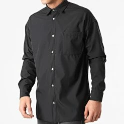 Top 10 🤩 Chemise Manches Longues LL253 Noir de Ikao ✨