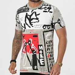 Sortie ⌛ Tee 👚 Shirt LL307 Taupe de Ikao 🌟