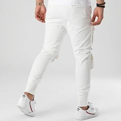 Offres ⭐ Jogger Pant LL435 Blanc de Ikao 🎁 -Ikao Soldes Boutique ikao 261461 LL435 WHITE 20210414T162813 04