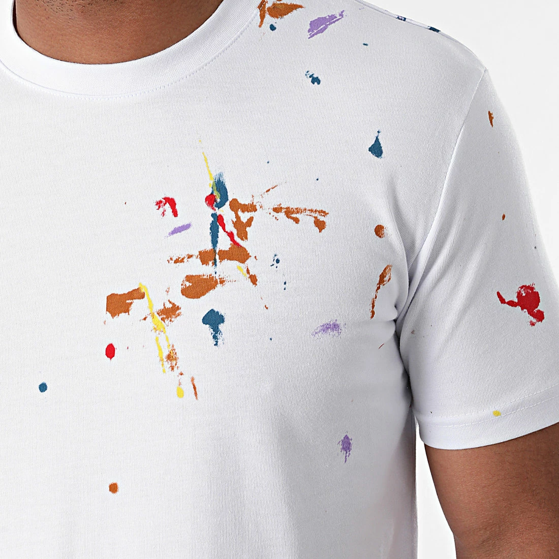 Grosses soldes 😀 Tee 👚 Shirt LL458 Blanc de Ikao 🔥 4 Grosses soldes 😀 Tee 👚 Shirt LL458 Blanc de Ikao 🔥 – Image 2