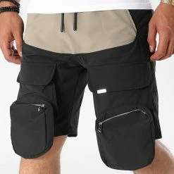 Budget ✨ Short Cargo LL448 Noir de Ikao 🔔