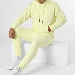 Ikao Soldes Boutique 41 Acheter 🎁 Ensemble De Survetement LL476 Jaune de Ikao 💯