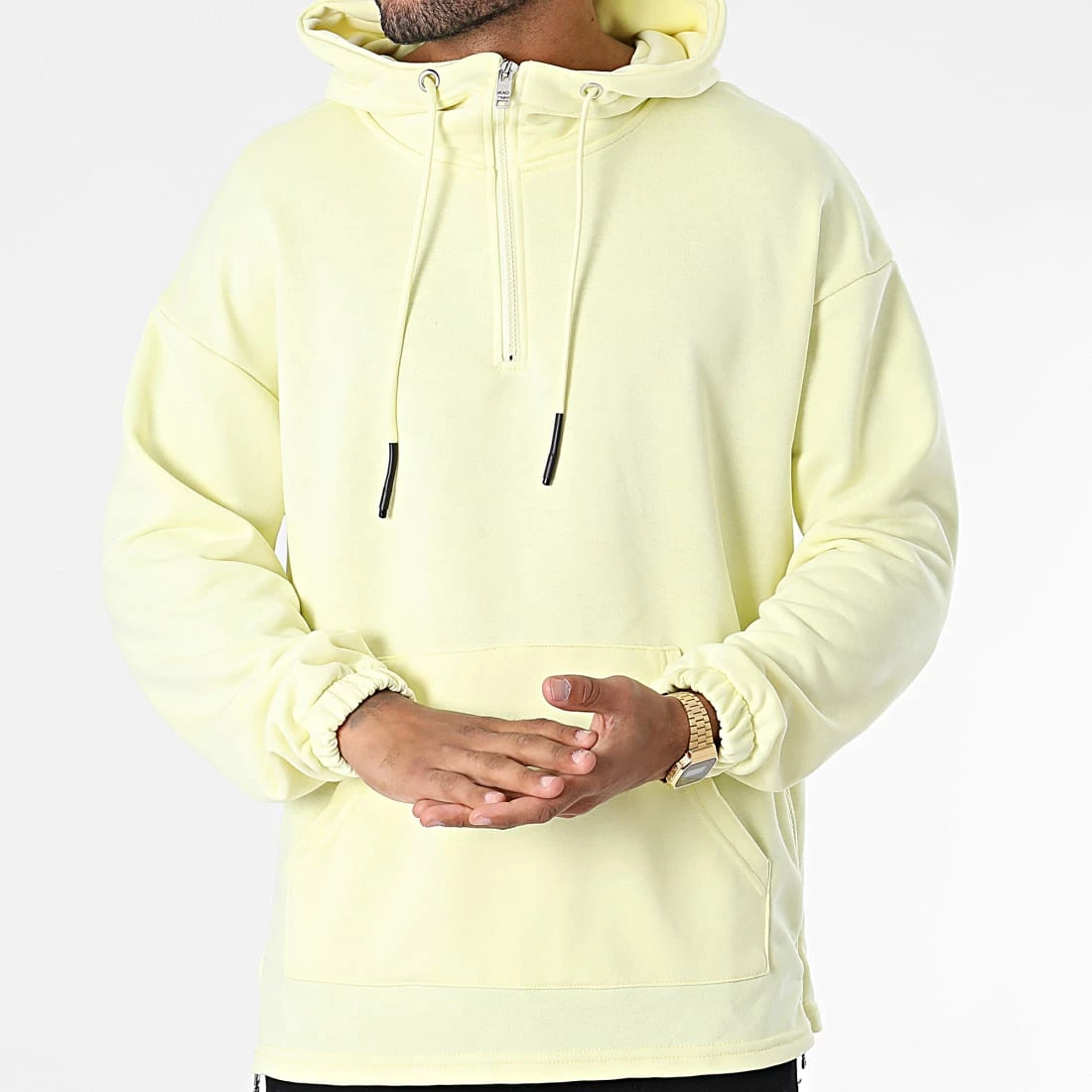Offres 🧨 Sweat Capuche LL489 Jaune de Ikao ⭐ 5 Offres 🧨 Sweat Capuche LL489 Jaune de Ikao ⭐ – Image 3