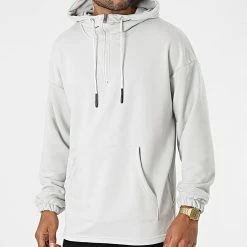 Meilleur prix 🔔 Sweat Capuche LL489 Gris Clair de Ikao 🛒 -Ikao Soldes Boutique ikao 282992 LL489 STONE 20210908T164411 01