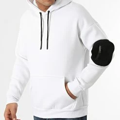 Top 10 🧨 Sweat Capuche LL505 Blanc de Ikao ⭐ -Ikao Soldes Boutique ikao 284517 LL505 WHITE 20210916T153243 03