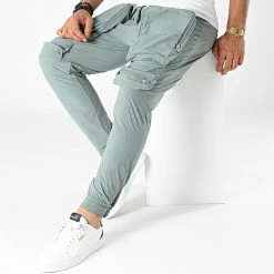 Meilleur prix ✨ Jogger Pant LL454 Vert de Ikao 🤩 -Ikao Soldes Boutique ikao 284522 LL454 MINT 20210923T110338 03