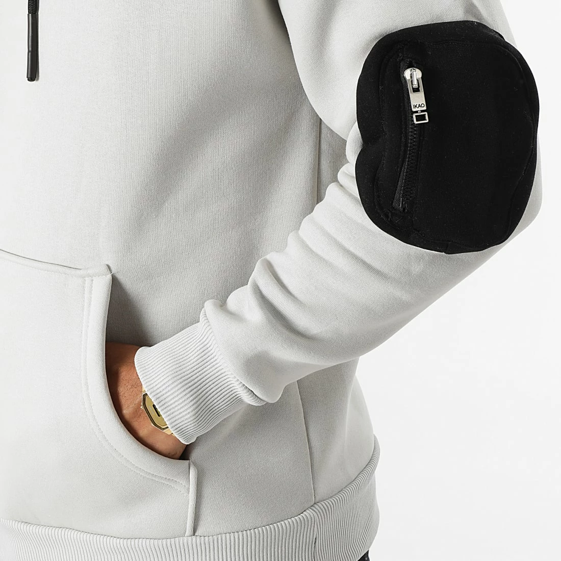 Offres 😉 Sweat Capuche LL505 Gris Clair de Ikao 😉 4 Offres 😉 Sweat Capuche LL505 Gris Clair de Ikao 😉 – Image 2