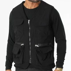 Meilleur prix 🎁 Gilet LL495 Noir de Ikao 😉