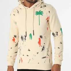 Budget ❤️ Sweat Capuche LL481 Beige de Ikao ✨