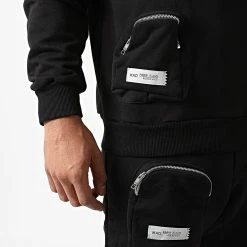 Tout neuf 🤩 Ensemble De Survêtement LL491 Noir de Ikao 😍 -Ikao Soldes Boutique ikao 288575 LL491 BLACK 20211015T162549 03