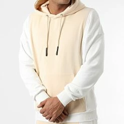 Meilleure affaire 😍 Ensemble De Survêtement LL492 Beige Blanc de Ikao ✨ -Ikao Soldes Boutique ikao 288576 LL492 BEIGE 20211018T155950 02