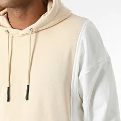 Meilleure affaire 😍 Ensemble De Survêtement LL492 Beige Blanc de Ikao ✨ -Ikao Soldes Boutique ikao 288576 LL492 BEIGE 20211018T155952 03