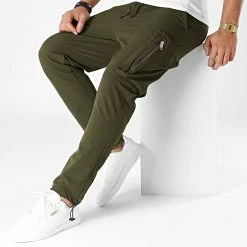 De gros 🛒 Jogger Pant LL517 Vert Kaki de Ikao 👍 -Ikao Soldes Boutique ikao 289729 LL517 KHAKI 20211029T155755 03