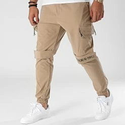 Nouveau 🎉 Jogger Pant LL516 Beige Foncé de Ikao 🤩
