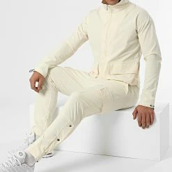 Le moins cher 😀 Ensemble De Survêtement LL500 Jaune Pastel de Ikao 👍