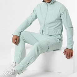 Coupon ❤️ Ensemble De Survêtement LL500 Vert Menthe de Ikao 😀