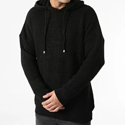 Sortie ✔️ Pull Capuche T3809 Noir de Ikao 🤩 -Ikao Soldes Boutique ikao 292135 T3809 SIYAH 20211118T144029 03