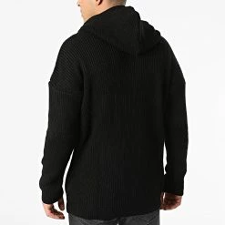 Sortie ✔️ Pull Capuche T3809 Noir de Ikao 🤩 -Ikao Soldes Boutique ikao 292135 T3809 SIYAH 20211118T144031 04