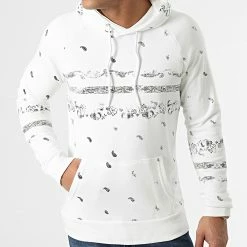 Offres ✨ Sweat Capuche Bandana F641 Blanc de Ikao 🌟 -Ikao Soldes Boutique ikao 292137 F641 ECRU 20211118T152611 03