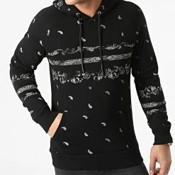 Top 10 🌟 Sweat Capuche Bandana F641 Noir de Ikao 🧨 8 Top 10 🌟 Sweat Capuche Bandana F641 Noir de Ikao 🧨 -Ikao Soldes Boutique ikao 292138 F641 BLACK 20211119T143436 03