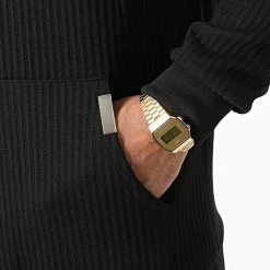 Meilleure vente 👍 Ensemble De Survêtement LL537 Noir de Ikao 👍 -Ikao Soldes Boutique ikao 292158 LL537 BLACK 20211119T143552 03