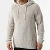 Promo 🧨 Pull Capuche T3809 Beige Clair de Ikao 👏