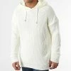 De gros 🎁 Pull Capuche T3809 Blanc Cassé de Ikao ⭐ -Ikao Soldes Boutique ikao 292168 T3809 KEMI 20211118T152837 01