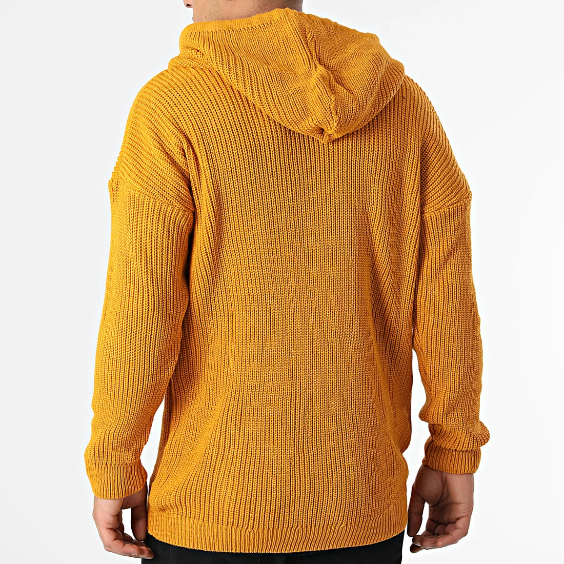 Promo 🧨 Pull Capuche T3809 Moutarde de Ikao 😍 6 Promo 🧨 Pull Capuche T3809 Moutarde de Ikao 😍 – Image 4