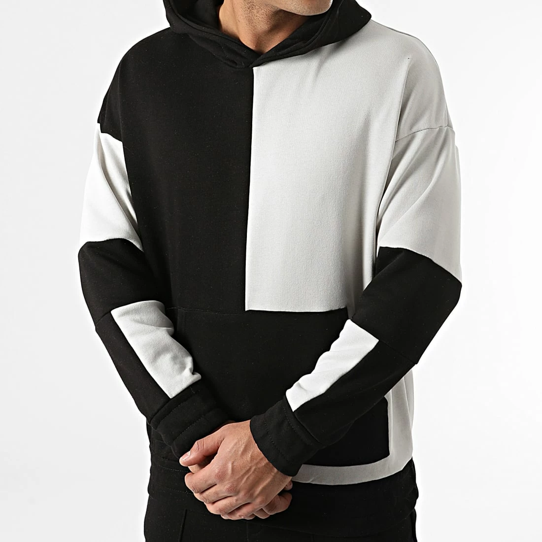 Le moins cher 🎁 Ensemble De Survêtement LL493 Noir Gris de Ikao 🛒 4 Le moins cher 🎁 Ensemble De Survêtement LL493 Noir Gris de Ikao 🛒 – Image 2