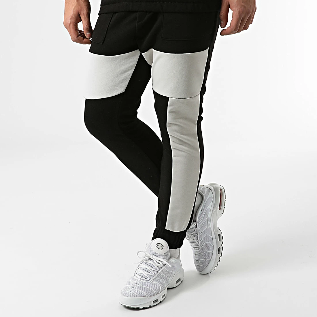 Le moins cher 🎁 Ensemble De Survêtement LL493 Noir Gris de Ikao 🛒 6 Le moins cher 🎁 Ensemble De Survêtement LL493 Noir Gris de Ikao 🛒 – Image 4