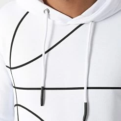 Meilleure affaire 🎁 Sweat Capuche LL473 Blanc de Ikao ⌛ -Ikao Soldes Boutique ikao 292185 LL473 WHITE 20211118T152519 02