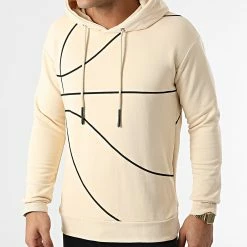 Nouveau 😍 Sweat Capuche LL473 Beige de Ikao 😉