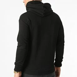 Promo ✔️ Sweat Capuche LL474 Noir de Ikao ⭐ -Ikao Soldes Boutique ikao 292190 LL474 BLACK 20211119T143504 04