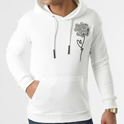 Coupon 🎁 Sweat Capuche LL474 Blanc de Ikao 😀 -Ikao Soldes Boutique ikao 292193 LL474 EECRU 20211118T152553 03