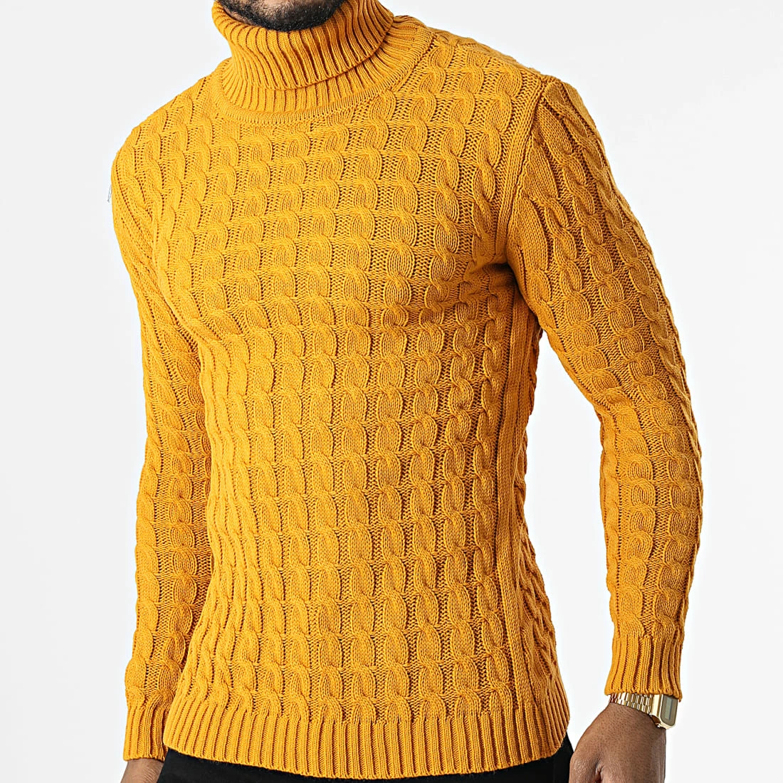 Coupon ✨ Pull Col Roulé T3756 Jaune Moutarde de Ikao 😀 3 Coupon ✨ Pull Col Roulé T3756 Jaune Moutarde de Ikao 😀