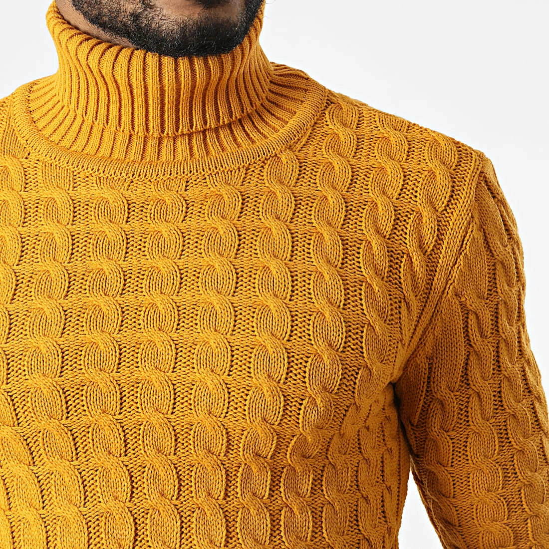 Coupon ✨ Pull Col Roulé T3756 Jaune Moutarde de Ikao 😀 4 Coupon ✨ Pull Col Roulé T3756 Jaune Moutarde de Ikao 😀 – Image 2