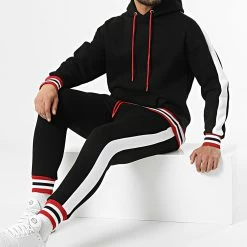 Ikao Soldes Boutique 31 Acheter 🌟 Ensemble De Survêtement LL538 Noir de Ikao 🔥