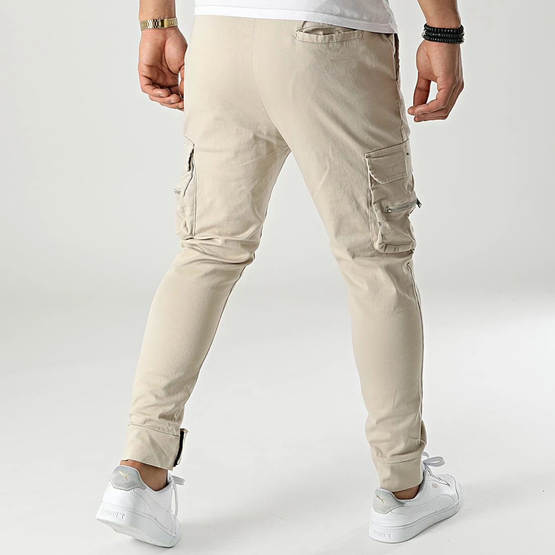 Meilleur prix ⭐ Pantalon Cargo LL522 Beige de Ikao ✨ 6 Meilleur prix ⭐ Pantalon Cargo LL522 Beige de Ikao ✨ – Image 4