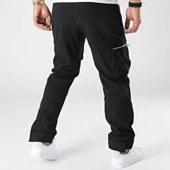 Nouveau 🧨 Pantalon Cargo LL622 Noir de Ikao ✨ -Ikao Soldes Boutique ikao 302565 LL622 BLACK 20220228T160030 04