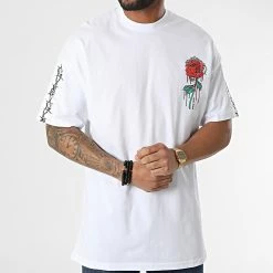 Vente flash ✨ Tee 👕 Shirt Oversize LL631 Blanc de Ikao 👏 -Ikao Soldes Boutique ikao 302571 LL631 WHITE 20220210T142112 03