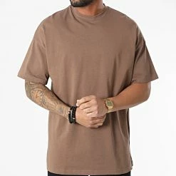 De gros 🎁 Tee 👕 Shirt LL634 Marron de Ikao 🥰 -Ikao Soldes Boutique ikao 302615 LL634 BROWN 20220210T141321 03