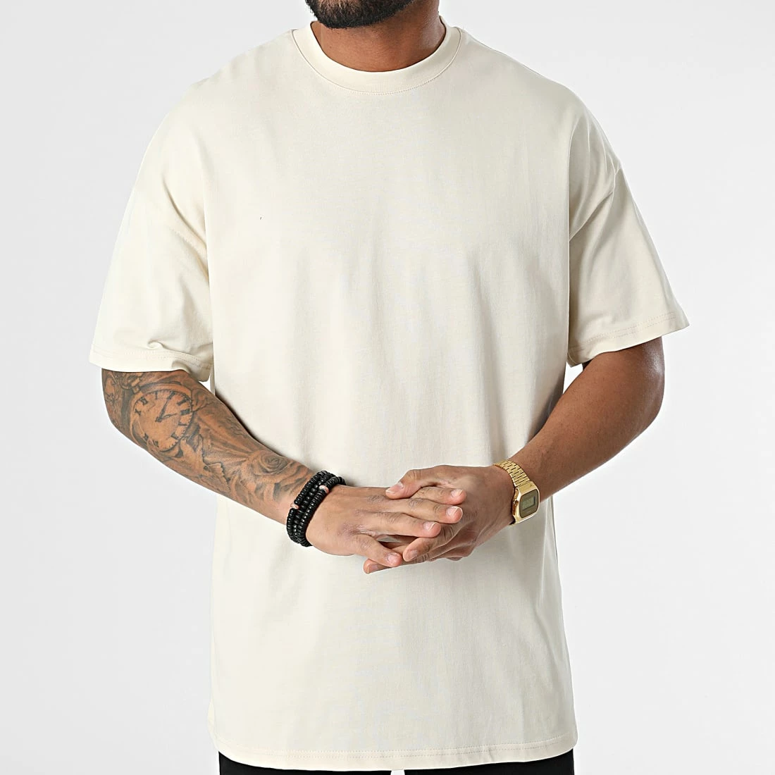 Acheter 🎁 Tee 👕 Shirt LL634 Beige de Ikao ⭐ 5 Acheter 🎁 Tee 👕 Shirt LL634 Beige de Ikao ⭐ – Image 3