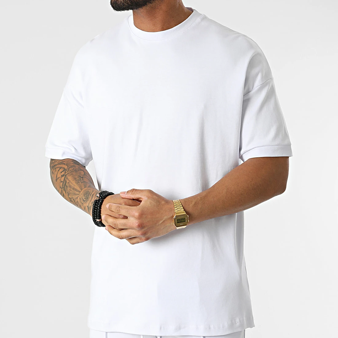 Offres ⌛ Ensemble Tee 👕 Shirt Et Short Jogging LL607 Blanc de Ikao 🧨 4 Offres ⌛ Ensemble Tee 👕 Shirt Et Short Jogging LL607 Blanc de Ikao 🧨 – Image 2