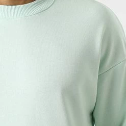 Grosses soldes 💯 Sweat Crewneck LL626 Vert Menthe de Ikao ✔️ -Ikao Soldes Boutique ikao 302631 LL626 MINT 20220210T134031 02