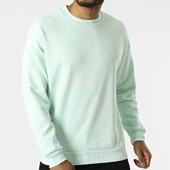 Grosses soldes 💯 Sweat Crewneck LL626 Vert Menthe de Ikao ✔️ -Ikao Soldes Boutique ikao 302631 LL626 MINT 20220210T134033 03