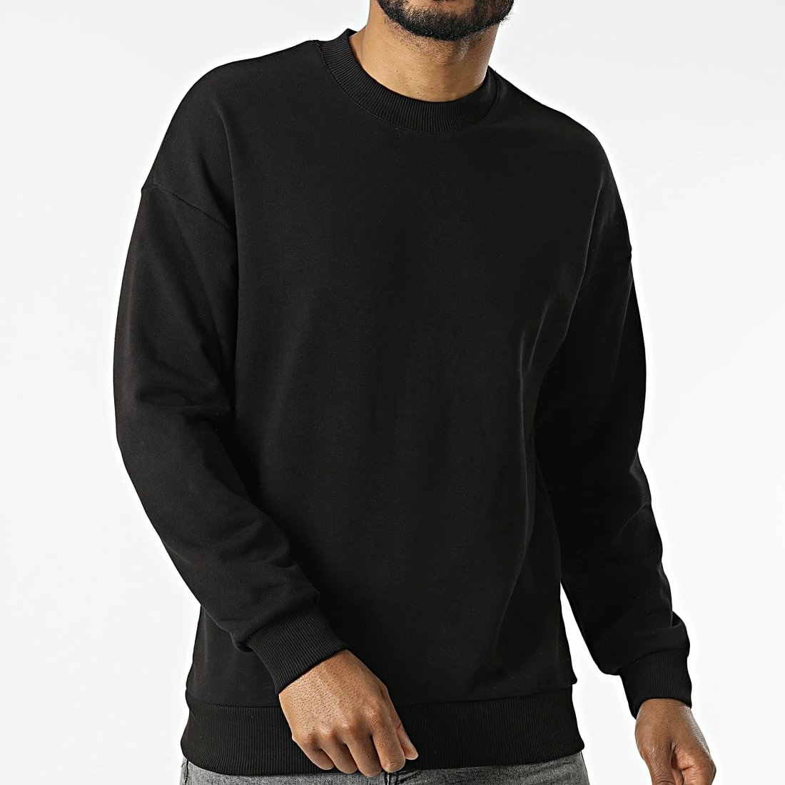 Remise 😀 Sweat Crewneck LL626 Noir de Ikao 🌟 5 Remise 😀 Sweat Crewneck LL626 Noir de Ikao 🌟 – Image 3