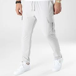 Coupon ⌛ Pantalon Cargo LL623 Gris de Ikao 👏