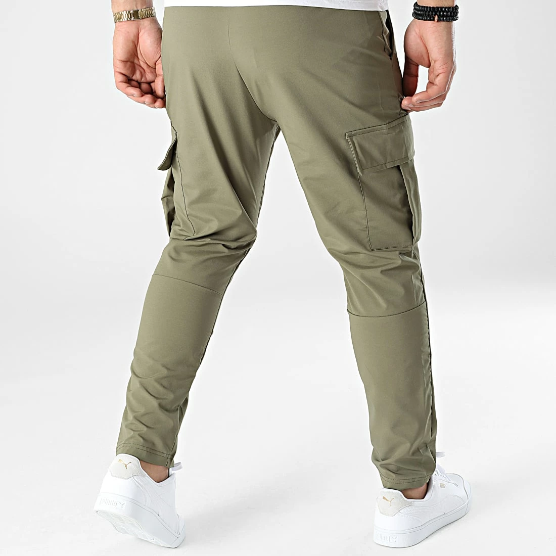 Sortie 😉 Pantalon Cargo LL623 Vert Kaki de Ikao ✨ 6 Sortie 😉 Pantalon Cargo LL623 Vert Kaki de Ikao ✨ – Image 4