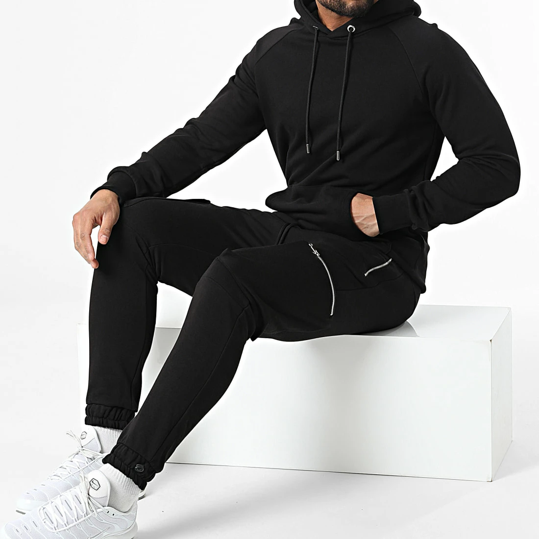 Meilleure vente 🧨 Ensemble De Survetement LL638 Noir de Ikao 😀 3 Meilleure vente 🧨 Ensemble De Survetement LL638 Noir de Ikao 😀