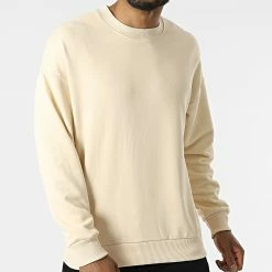 Meilleure affaire ✔️ Sweat Crewneck LL626 Beige de Ikao ✨ -Ikao Soldes Boutique ikao 302731 LL626 BEIGE 20220210T134047 03